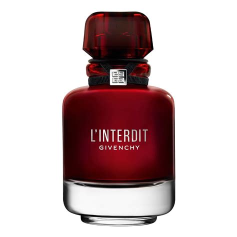 givenchy l'interdit rouge eau de parfum 80ml|l interdit givenchy women perfume.